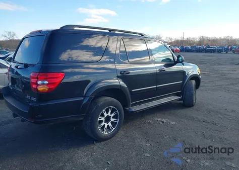 2003 Toyota Sequoia Limited V8 из США, поврежденный, VIN 5TDBT48AX3S167603